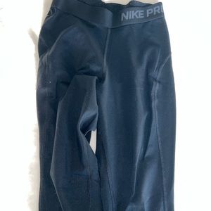 Dri-fit Nike full length black leggings, Size S